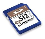 Kingston Technologies 512 MB Secure Digital Ultimate Memory Card ( SD/512-U ) (Retail Package)