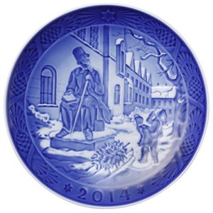 Royal Copenhagen 1901114 Christmas Plate 2014, Hans C Andersen
