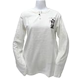 (サツマシラナミ)SATUMASIRANAMI さつま白波 お酒 銘柄 ホワイト ロングTシャツ 長袖 AHFOLC0015