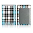 Blue Plaid Design Protective Decal Skin Sticker for Amazon Kindle E-Book Reader (Version 1.0)