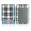 Blue Plaid Design Protective Decal Skin Sticker for Amazon Kindle E-Book Reader