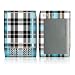 Blue Plaid Design Protective Decal Skin Sticker for Amazon Kindle E-Book Reader (Version 1.0)
