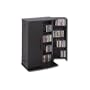 Prepac Black Small Locking Media (DVD,CD,Games) Storage Cabinet