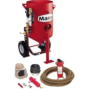 - Marco Abrasive Blasting Machine Package - 6.0 Cubic Ft., Model# 10POTACKAGE6NT2 by Marco