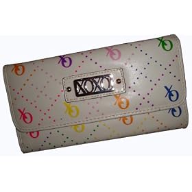Xoxo Wallet Checkbook Chic Attitude II White Signature Logo