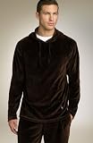 Polo Ralph Lauren - Polo Ralph Lauren Mens Lightweight Velour Hooded Pullover XL Brown/Navy