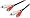 2.5m 2x Cinch Stecker auf 2x Cinch Stecker