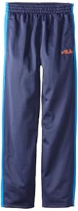 Fila Boys 8-20 Colorblock Fashion Track Pant, Blue, 10/12