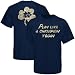 Majestic Notre Dame Fighting Irish Navy Blue Headlines PLACT T-shirt
