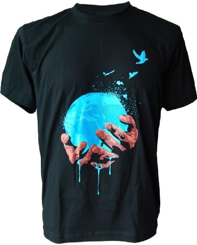 SODAtees Men's Stop Global Warming Melting Earth T-Shirt