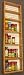 (SR-336) Wall mount or surface mounted Kitchen Spice Rack holder, 36H x 11W x 2.5D, S...