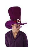 Elope Madhatter Giant Alice In Wonder Land Hat, Purple, One Size Picture