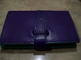 Baekgaard Mini Notebook by Vera Bradley in Violet/Kelly