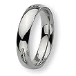 Polished Stainless Steel Ring (5.0 mm) - Sizes 6-13