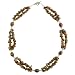 EXP Handmade Unakite & Silver Two-Strand Necklace