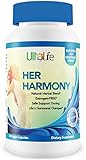'Her Harmony' Is Your #1 Best Women's Menopause Supplement-- Estrogen-Free Hormonal Support Complex for PMS, Menstruation, Early Menopause, Perimenopause & Menopausal Women During Life's Hormonal Changes--with Black Cohosh & Soy Isoflavones. Get Needed Relief From Mood Swings, Tiredness, Irritability, Hot Flashes & Night Sweats. Regain Your Sex Drive, Restore Your Sleep and Give Your Body A Much Needed Menopause Reset. Helps to Support & Balance Hormones So You Feel Like Yourself Again. Total Satisfaction or Your Money Back Guarantee. Buy TWO, Get FREE Shipping.