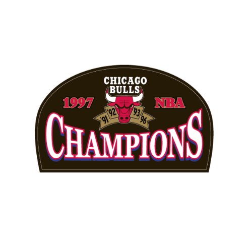 NBA Chicago Bulls Logo Patch - 1997 Champions