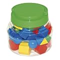Eduplay 120153 Geo Formen, 40 St�ck im Schraubglas