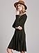 ROMWE Women's Loose T-Shirt Long Sleeves Casual Pockets Plain Dress
