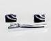 Lodestar Galaxy Rectangular Waterfall Cufflink & Tieclip Set with Gift Box (ACK-11)