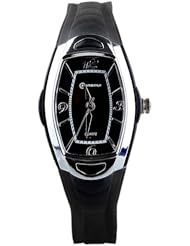 2014 New Fashion Quartz Movement Analog Display Waterproof Ladies Women Girls Casual Wrist Watch Black