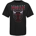 Mitchell & Ness Chicago Bulls Black Association Premium T-shirt