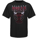 Mitchell & Ness Chicago Bulls Black Association Premium T-shirt
