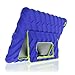 Apple iPad Air Gumdrop Stand iPad Air Blue Gumdrop Cases Silicone Rugged Shock Absorbing Protective Dual Layer Cover Case