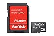SanDisk - SDSDQM-008G-B35A - Carte Mmoire microSDHC avec adaptateur - Classe 4 - 8 Go