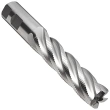 Melin Tool CC-L Cobalt Steel Square Nose End Mills, Inch, Long Length, Weldon Shank, TiCN Finish, 30 Degree Helix, For Use With Cast Iron, Steel/Steel Alloys, Titanium/Titanium Alloys