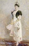 Portrait of Emma Thomsen by Peter Severin Kroyer. Size 6.50 X 10.00