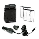 Samsung SLB0937 Equivalent Charger & 2-Pack Battery Combo for i8 / L730 / L830 / NV4 Digital Cameras