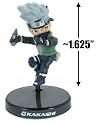 Kakashi ~1.625" Mini-Figure with Stand: Naruto Shippuden - Uzumaki Nindoden [Legend of Nin-do] Figure Series (Japanese Import)