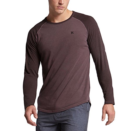Hurley MKT0005520 Men's Yesterday Raglan Crew Shirt