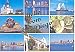 San Diego California Nine Views Postcard