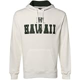 NCAA Hawaii Warriors White Classic Twill Hoody Sweatshirt