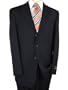 Dark Navy, Suits Italian Merino Wool 150s Hand Tailored Men Suit + Best Quality Suits for the Office, Business, Wedding, Formal or Any Other Occasions + Complete Suit Jacket and Pants Retail $1369 (42R)