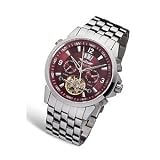 Perigaum 1972 Datomat Automatic P-0901-SBr-BRC Automatic Watch for Him Open Balance Spring