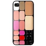 Make Up Fashion palette Trend Design iphone 4 4S Case/Cover-Plastic&Metal-Black