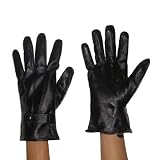 Mens Warm & Weatherproof Insulated Winter Leather Gloves with Interior Lining (Size: M) Mens Warm & Weatherproof Insulated Winter Leather Gloves with Interior Lining (Size: M)