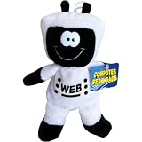 Web - Computer Character Bean Bag Plush - White