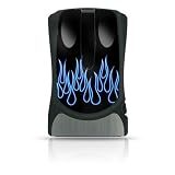 Blue Neon Flames Design Mogo Mouse BT Skin Decal Protective Sticker