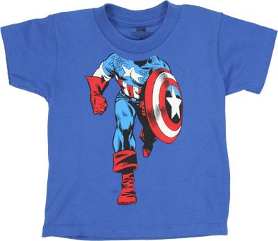  Captain America Body - Marvel Comics Toddler T-shirt