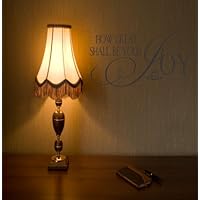 How great shall be your JOY. .................................wall decal-stickers - selected color: Gold - Want different color ? Choose from 24 colors in 'Color Name' dropbox below