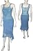 Skirt Top Set Georgette Embroidery Womens Casual Sundresses Size P (skts003)