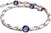 MLB Cleveland Indians Classic Frozen Rope Baseball Necklace