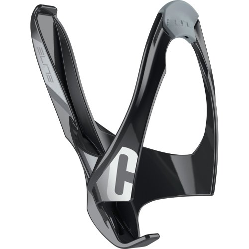 Elite Cannibal with Graphics Bottle Cage, Black/White
