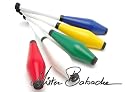 Set of 3 Flip Juggling clubs + booklet - Mixed
