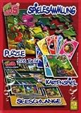 SeaKids Spielesammlung rot mit Kartenspiel, Anlegespiel und Puzzle - Seakids