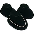 3 Necklace Bust Black Jewelry Counter Showcase Slatwall Displays